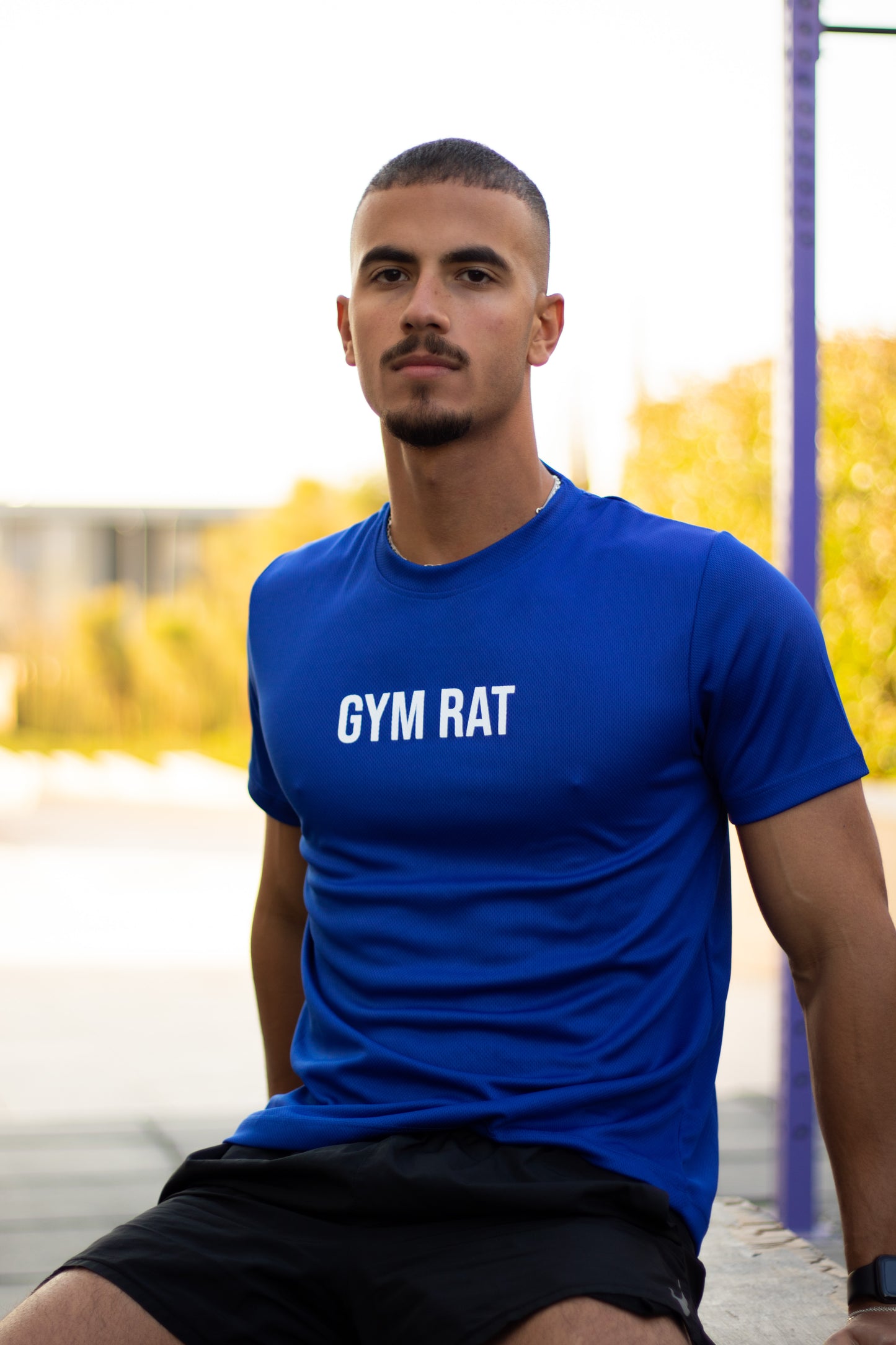 GymRat Sweat-out Tee (Blue)